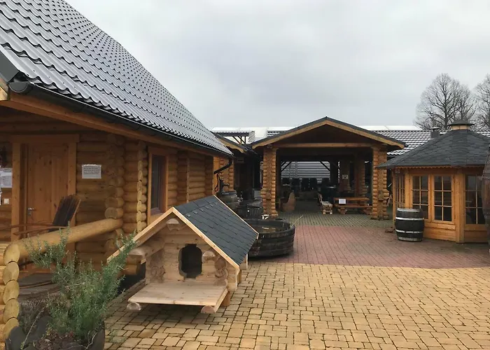 Wellness Huette Am Zwenkauer See Bei Leipzig